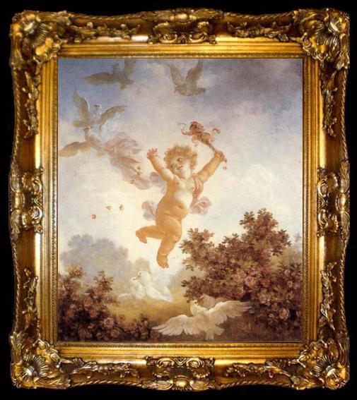 framed  Jean-Honore Fragonard The Jester, ta009-2